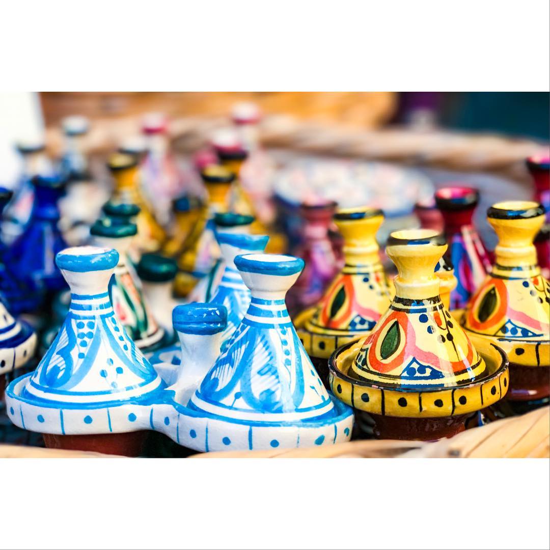 Traditional #Moroccan #taginepots. Probably the best meal I had while visiting the country was #tagine. Utter bliss. #traveldairies #travelphotography #backpacking #trip #wanderlust #nature #freedom #adventure #bucketlist #picoftheday #explorer #discover #explore